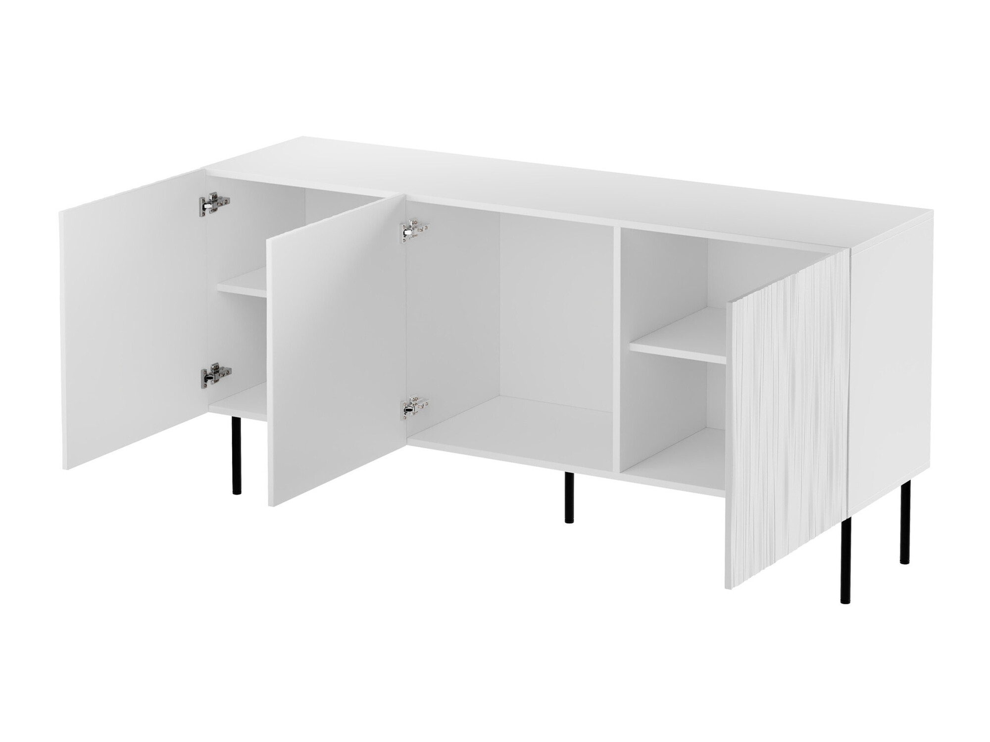Skenkur Lorelbo 100 (Svartur + Gylltur)