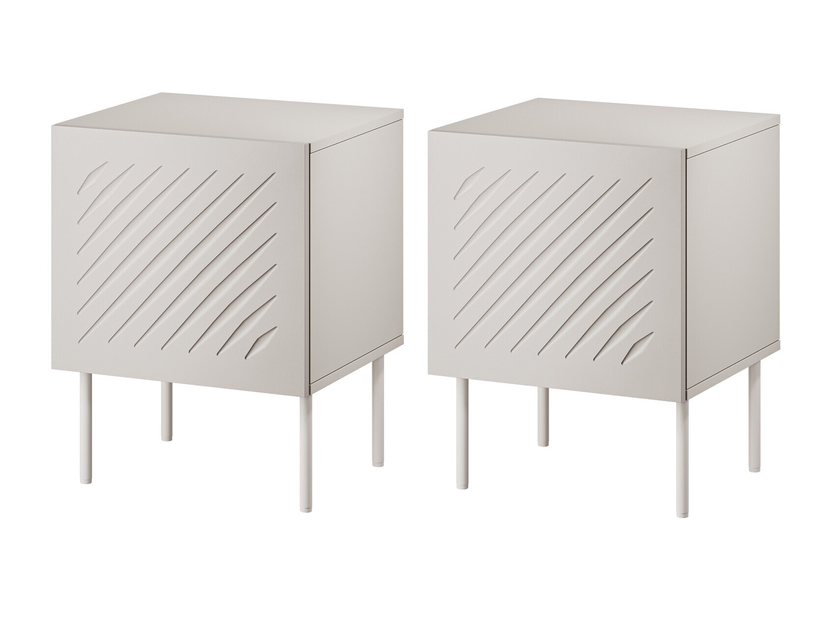 Sett af náttborðum Tolfelo 104 (Beige)
