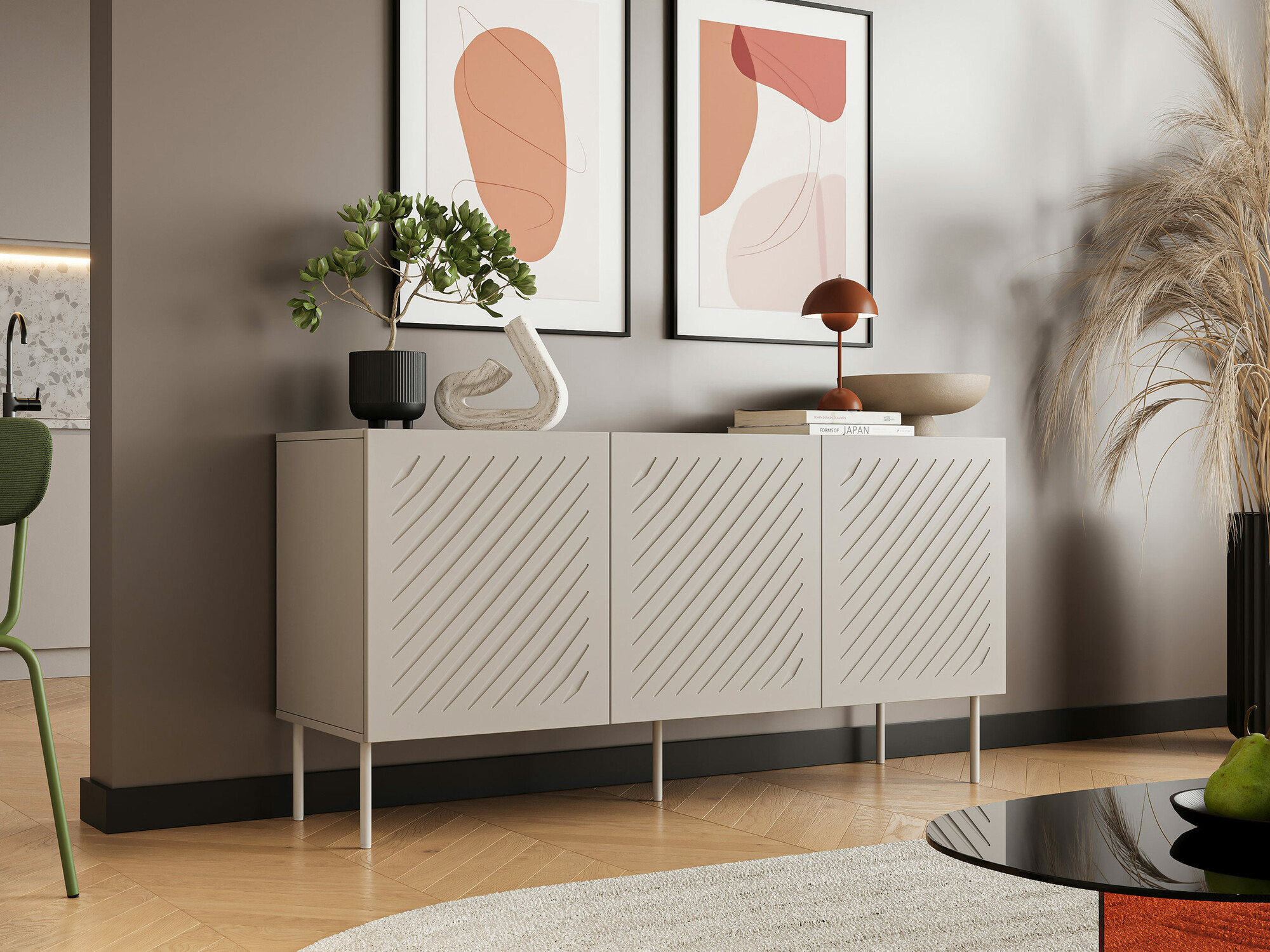 Skenkur Tolfelo 100 (Beige)