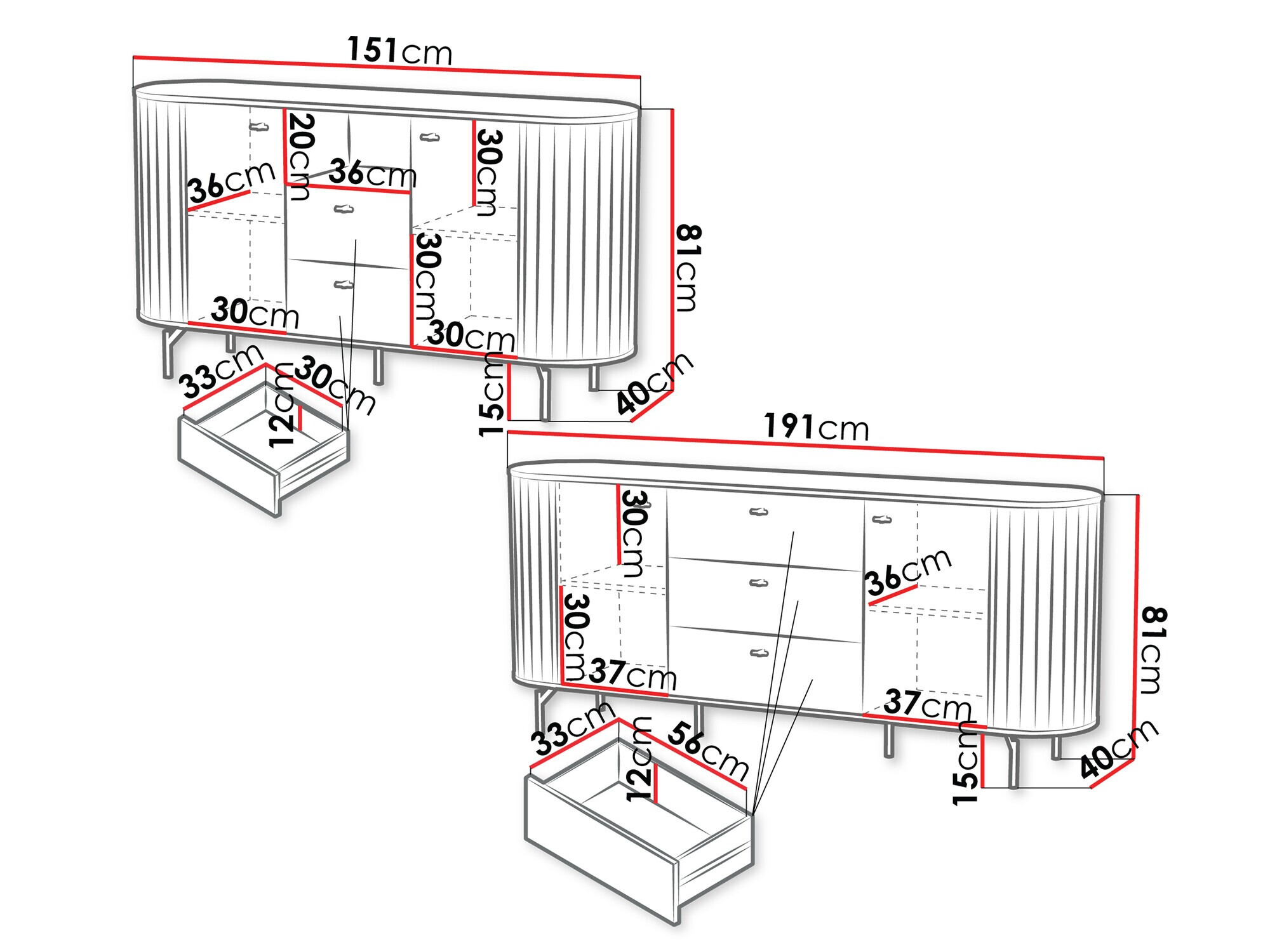 Stofusett Novmono 110 (Svartur)