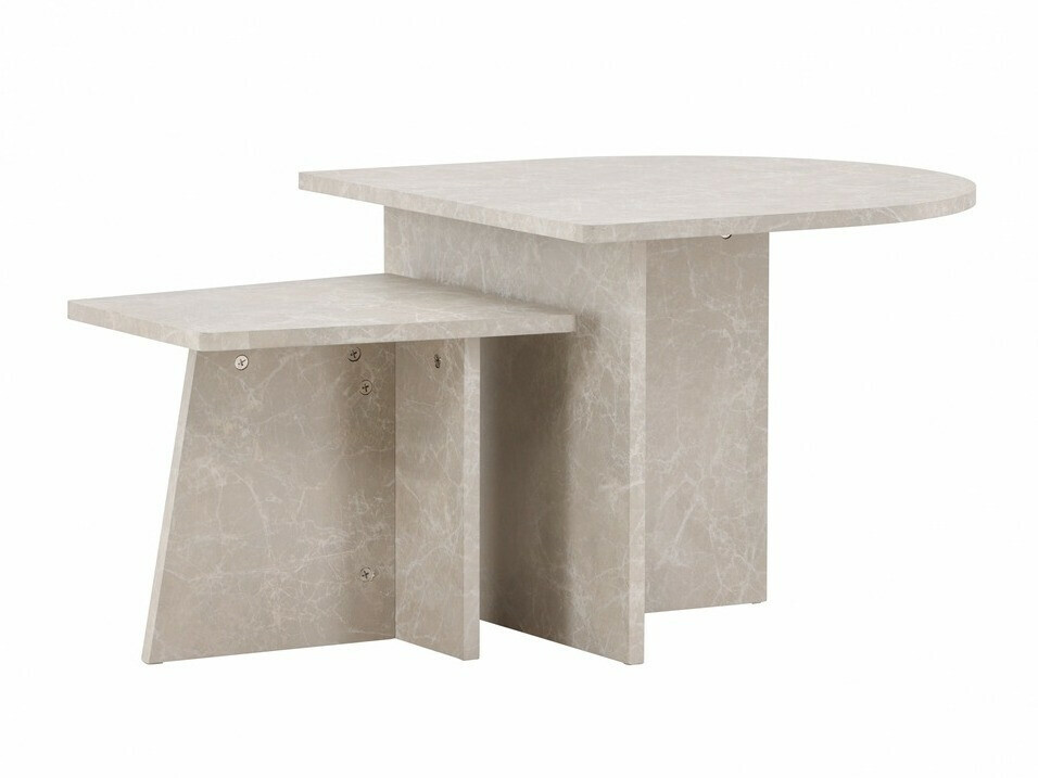 Sett af sófaborðum Dallas 4880 (Beige)