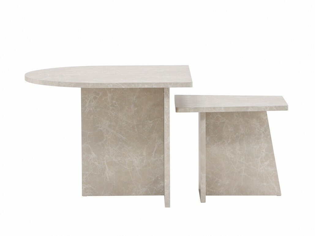 Sett af sófaborðum Dallas 4880 (Beige)