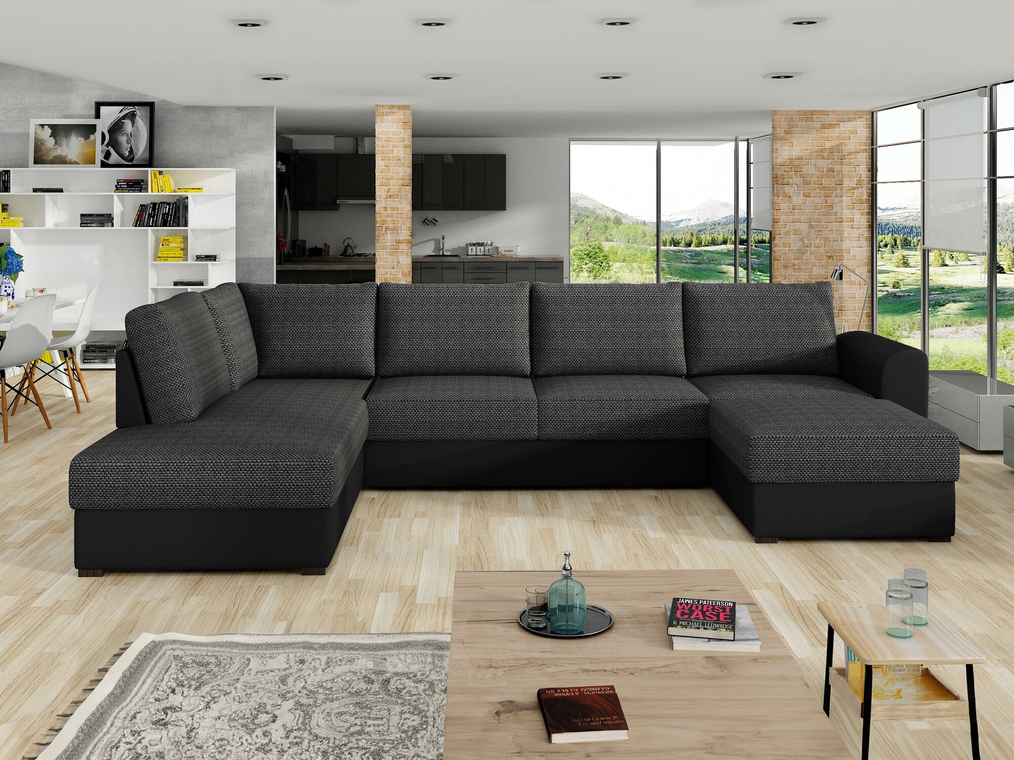 Horn­sófi Comfivo Flumen (Soft 011 + Majorka 03)