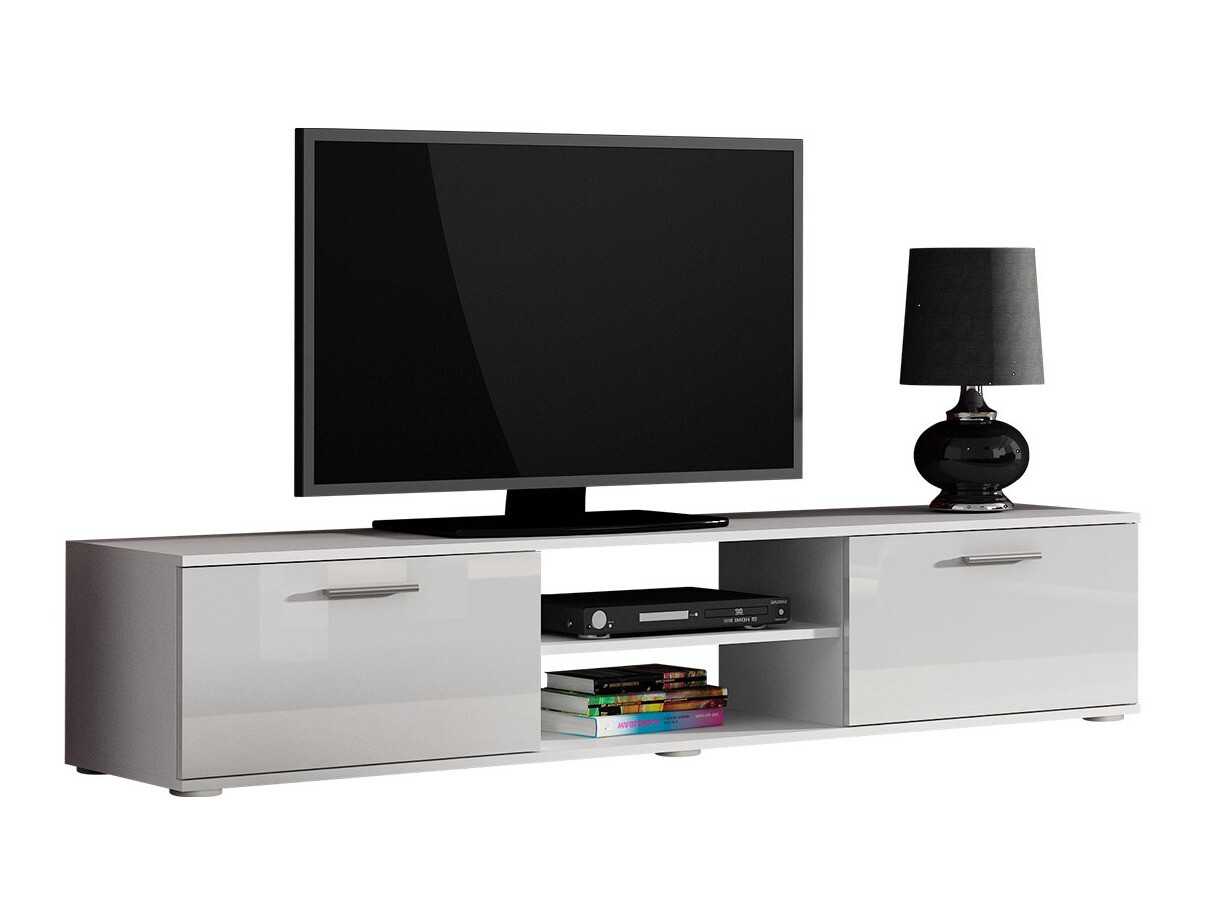 Sjónvarpsskápur Tornola 101 (Hvítur + Hvítt háglans)