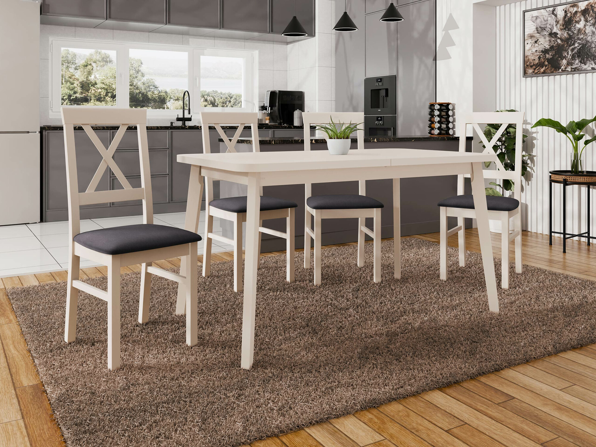 Borðstofusett Victorville 373