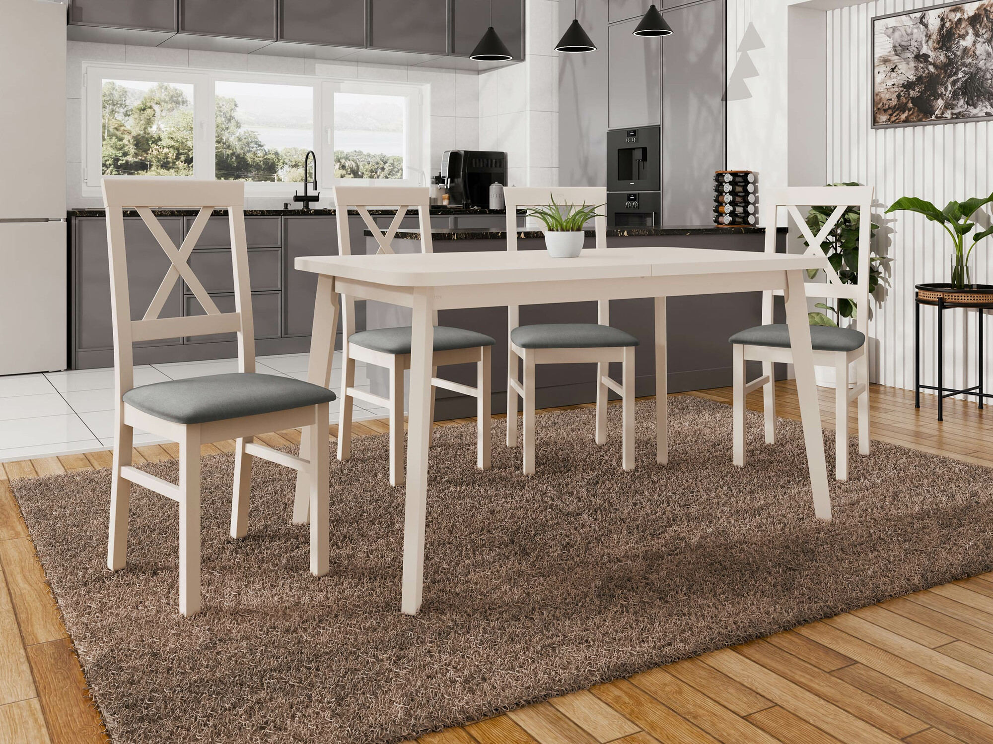 Borðstofusett Victorville 373