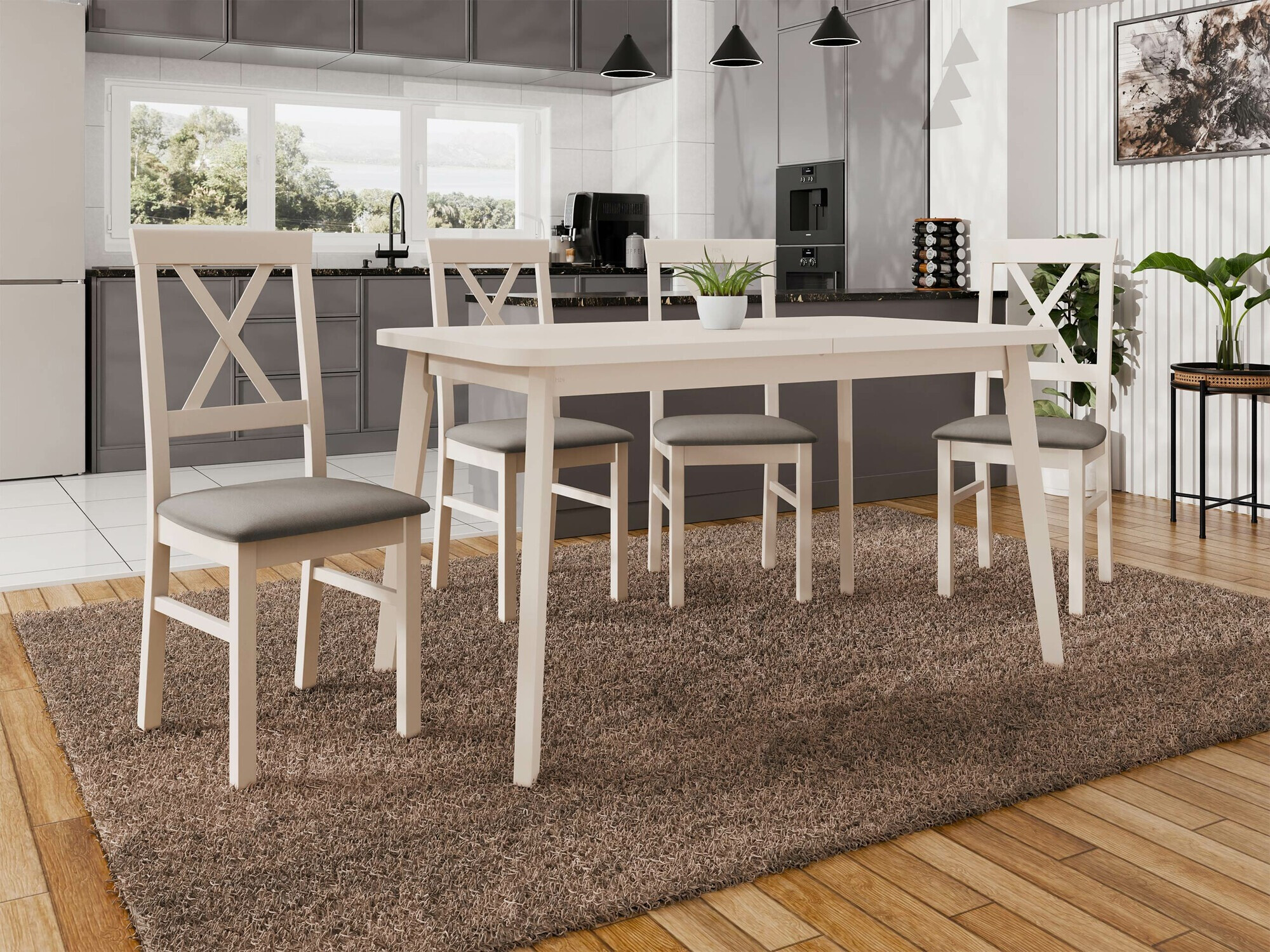 Borðstofusett Victorville 373