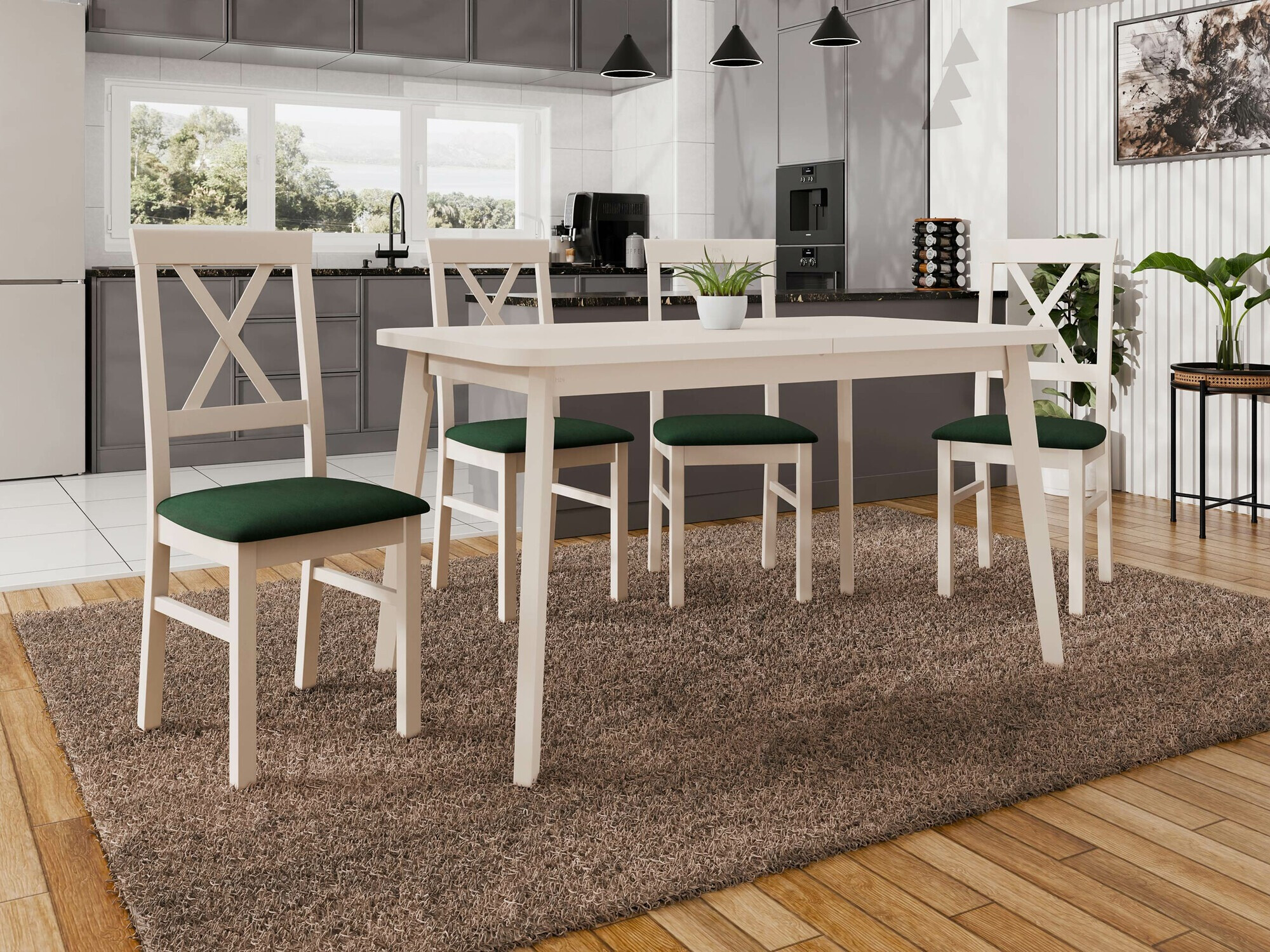 Borðstofusett Victorville 373