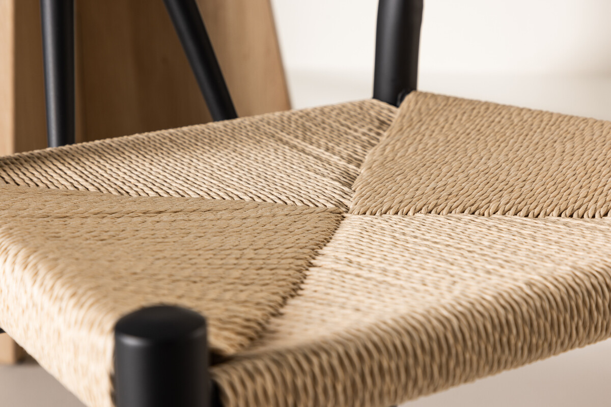 Stóll Dallas 4525 (Svartur + Beige)