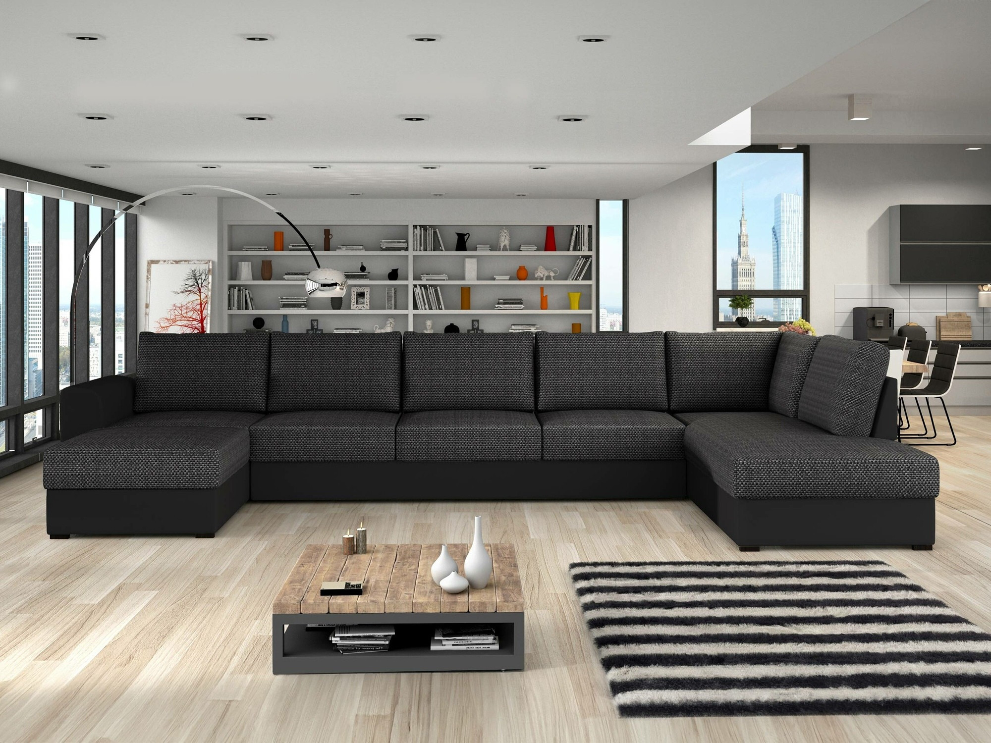 Horn­sófi Comfivo Flumen I (Soft 011 + Majorka 03)