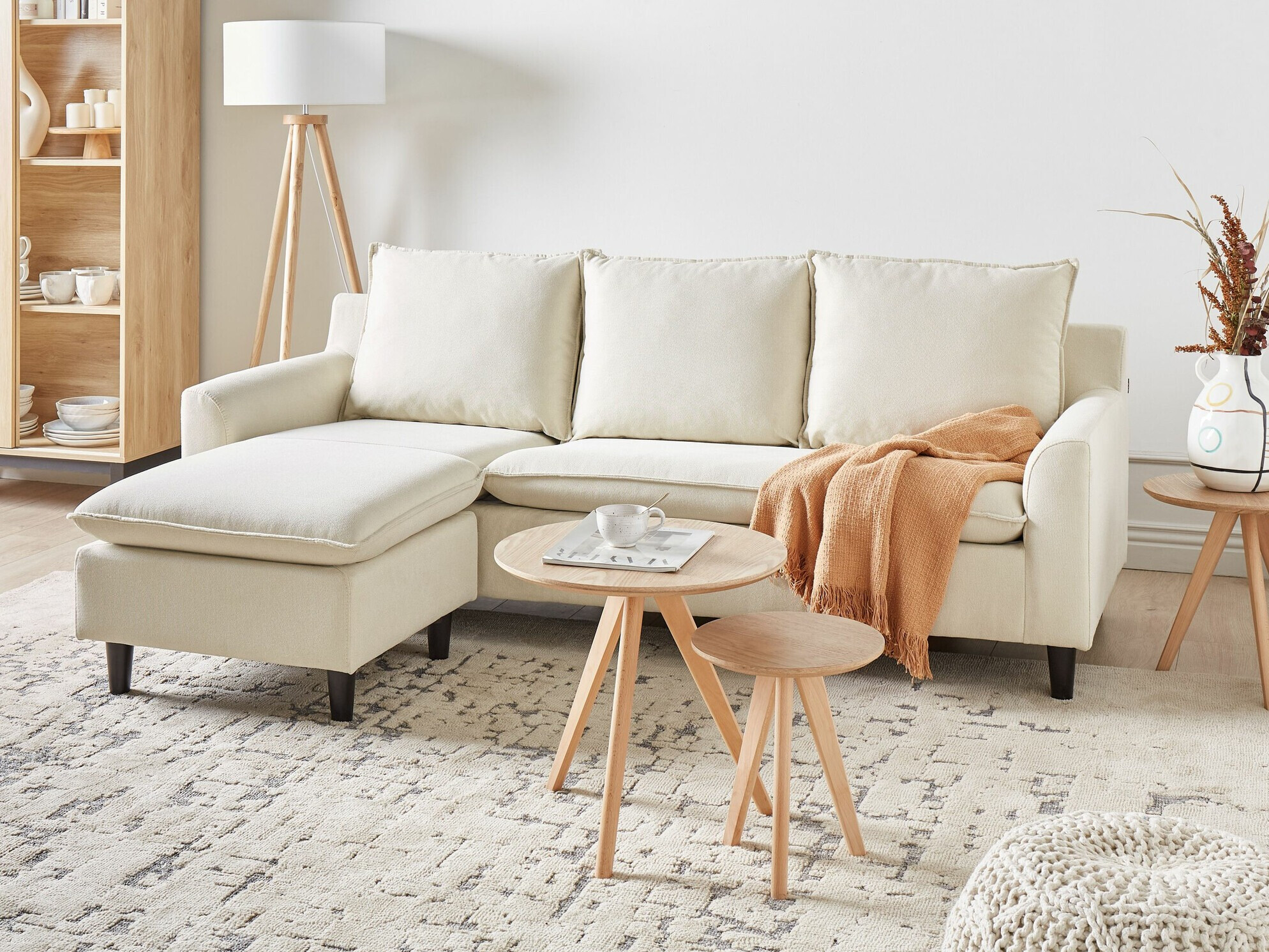Horn­sófi Berwyn 1395 (Beige)