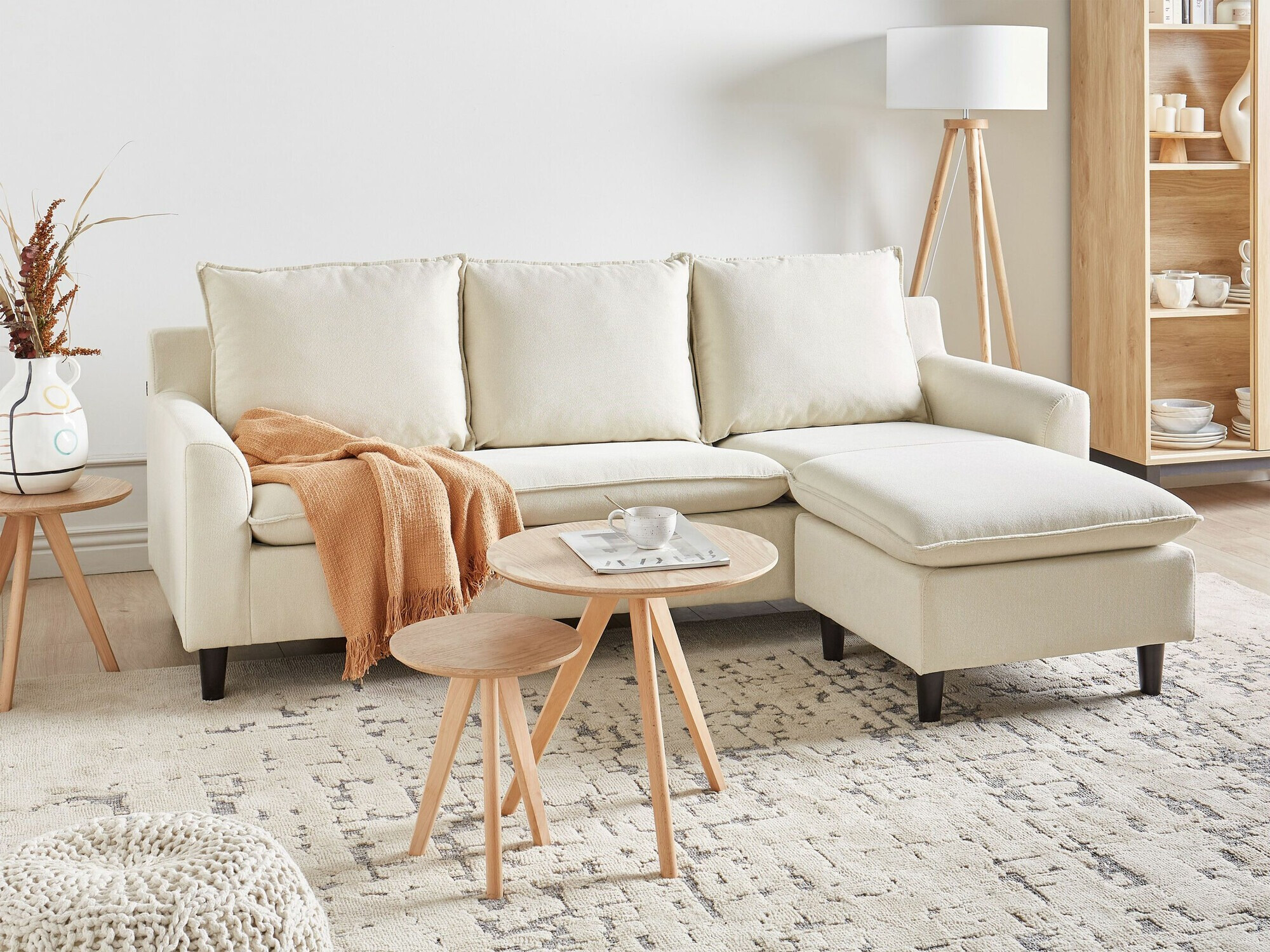 Horn­sófi Berwyn 1395 (Beige)