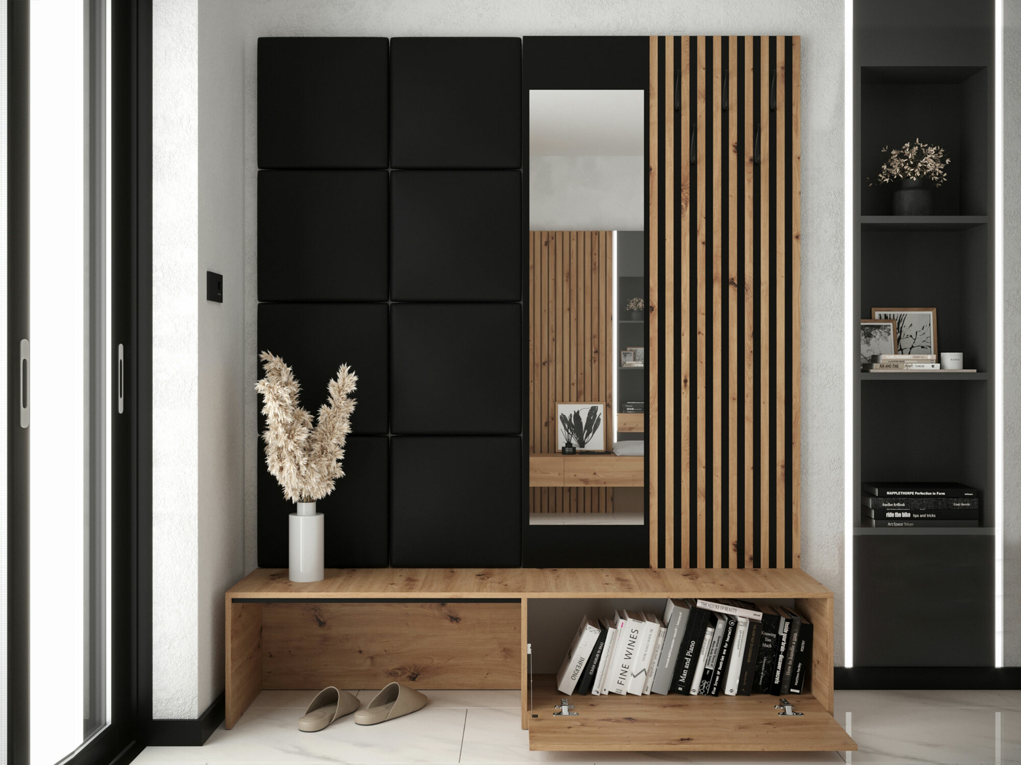 Forstofusett Fabor (Artisan-eik + Soft 011)
