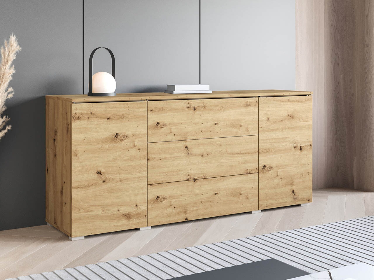 Kommóða Mirfivo 102 (Artisan-eik)