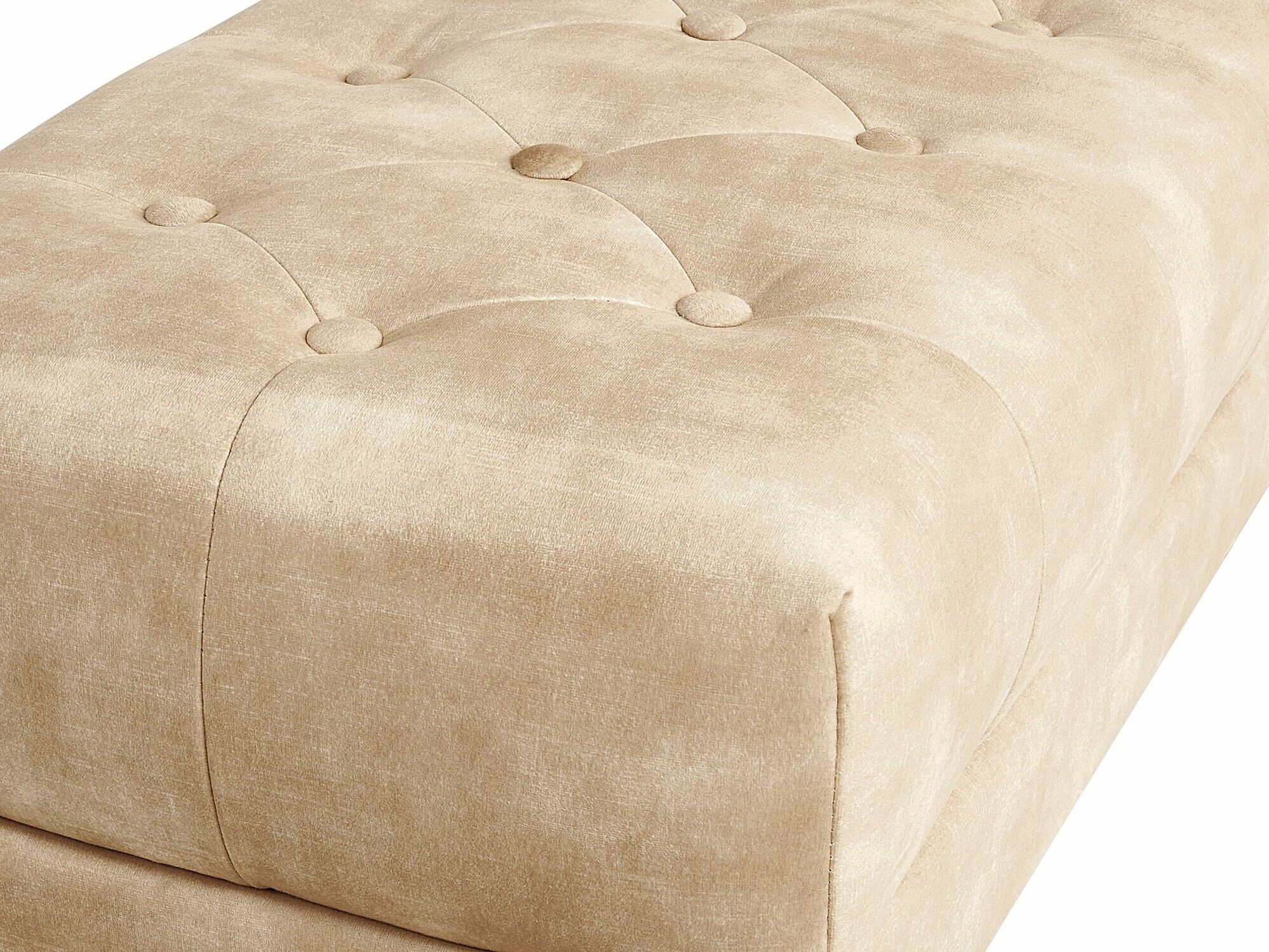 Bólstraður bekkur Berwyn 2243 (Beige)