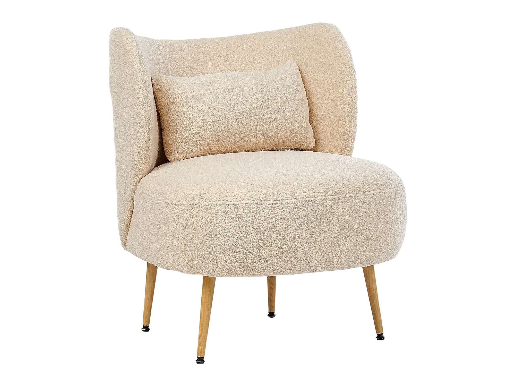 Hægindastóll Berwyn 570 (Beige + Ljós viður)