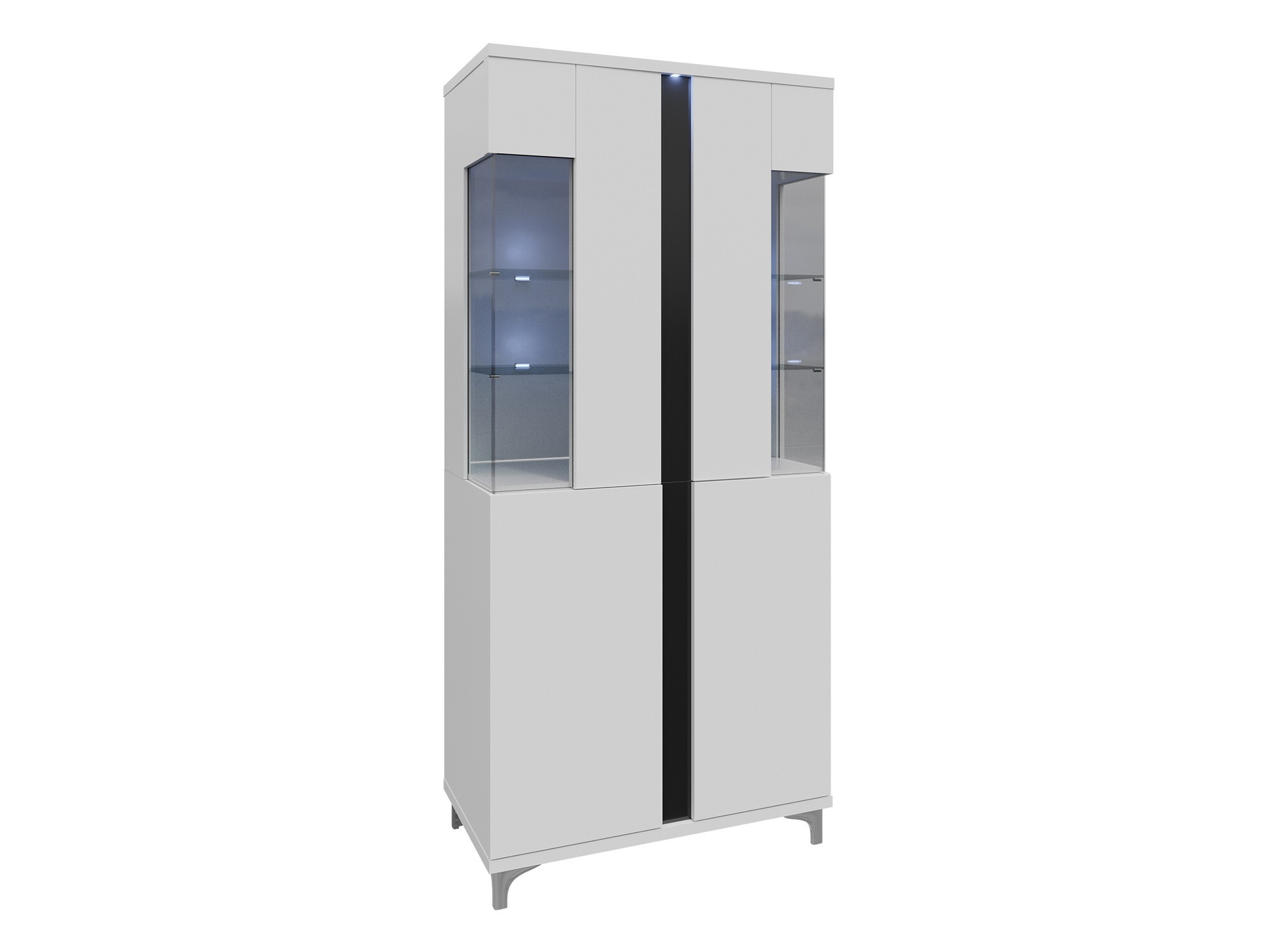 Bókahilla Florem IV (Hvítur + Hvítt háglans + Svart háglans)