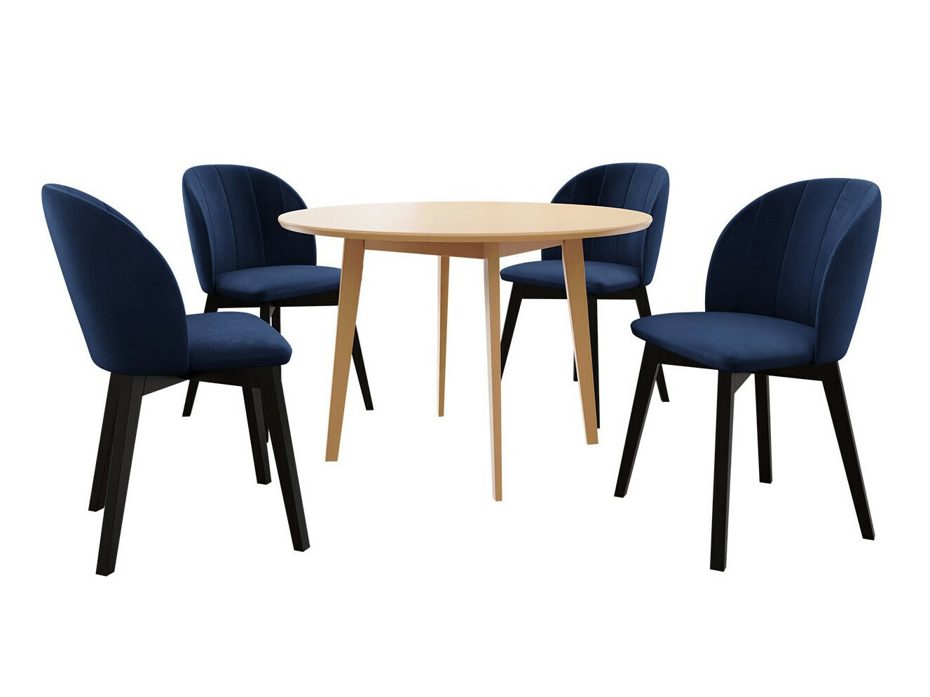 Borðstofusett Racine 136 (Brúnn)