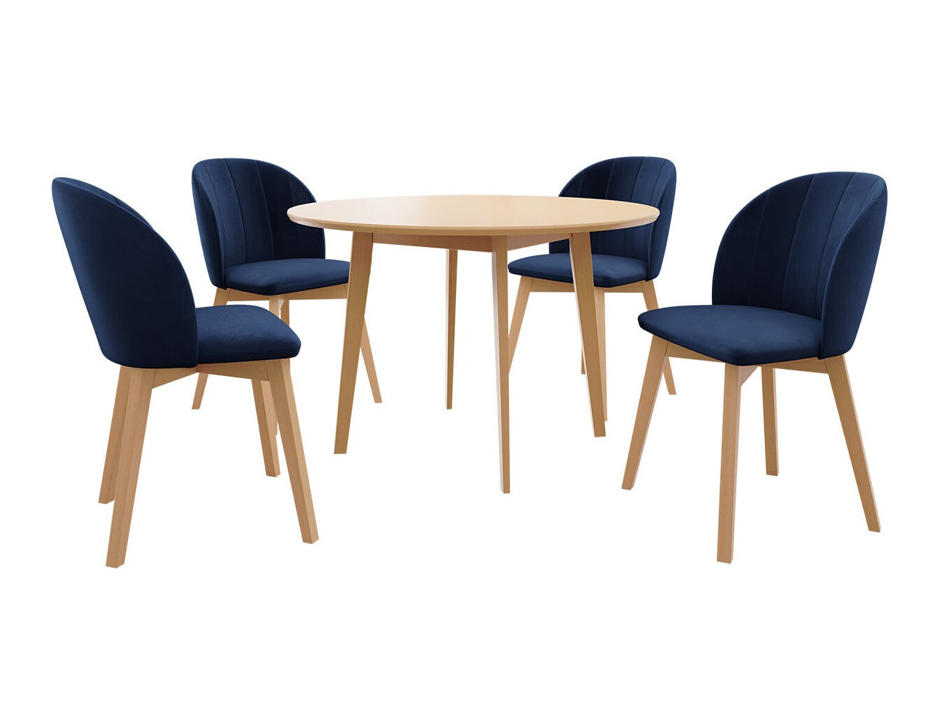 Borðstofusett Racine 136 (Brúnn)
