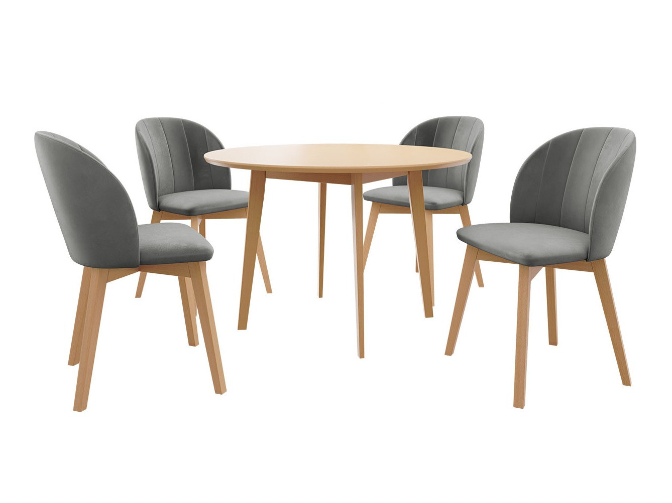 Borðstofusett Racine 136 (Brúnn)