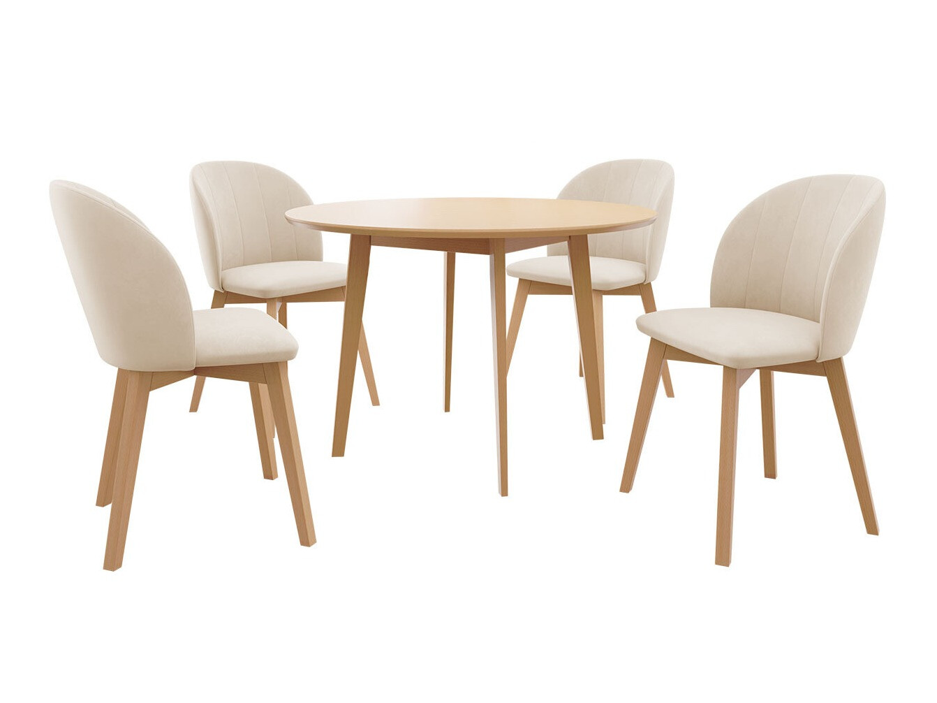 Borðstofusett Racine 136 (Brúnn)