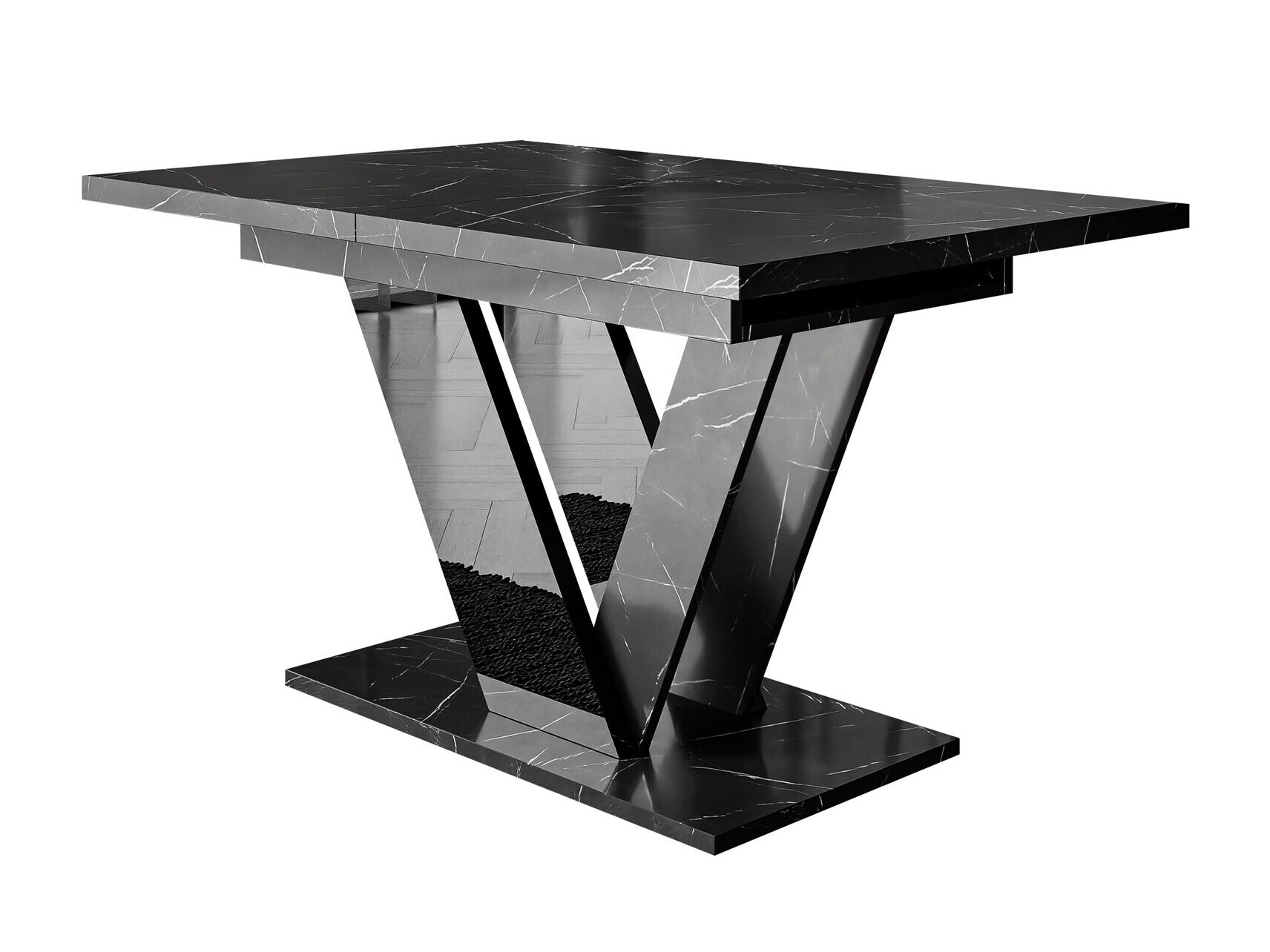 Borð Violium (Svartur marmari)