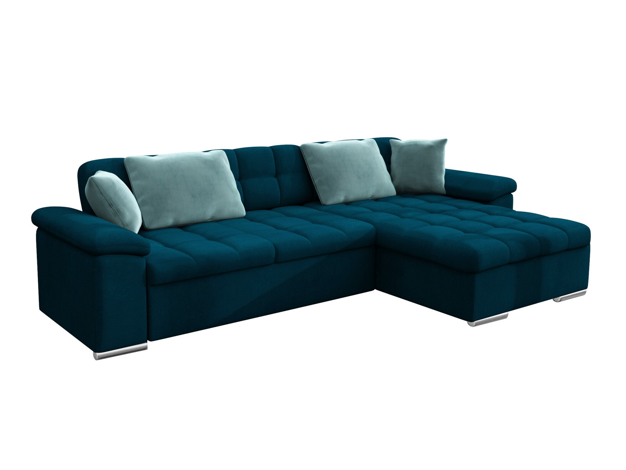 Horn­sófi Comfivo Mica II (Venus Velvet 2911 + Prestige 2771)