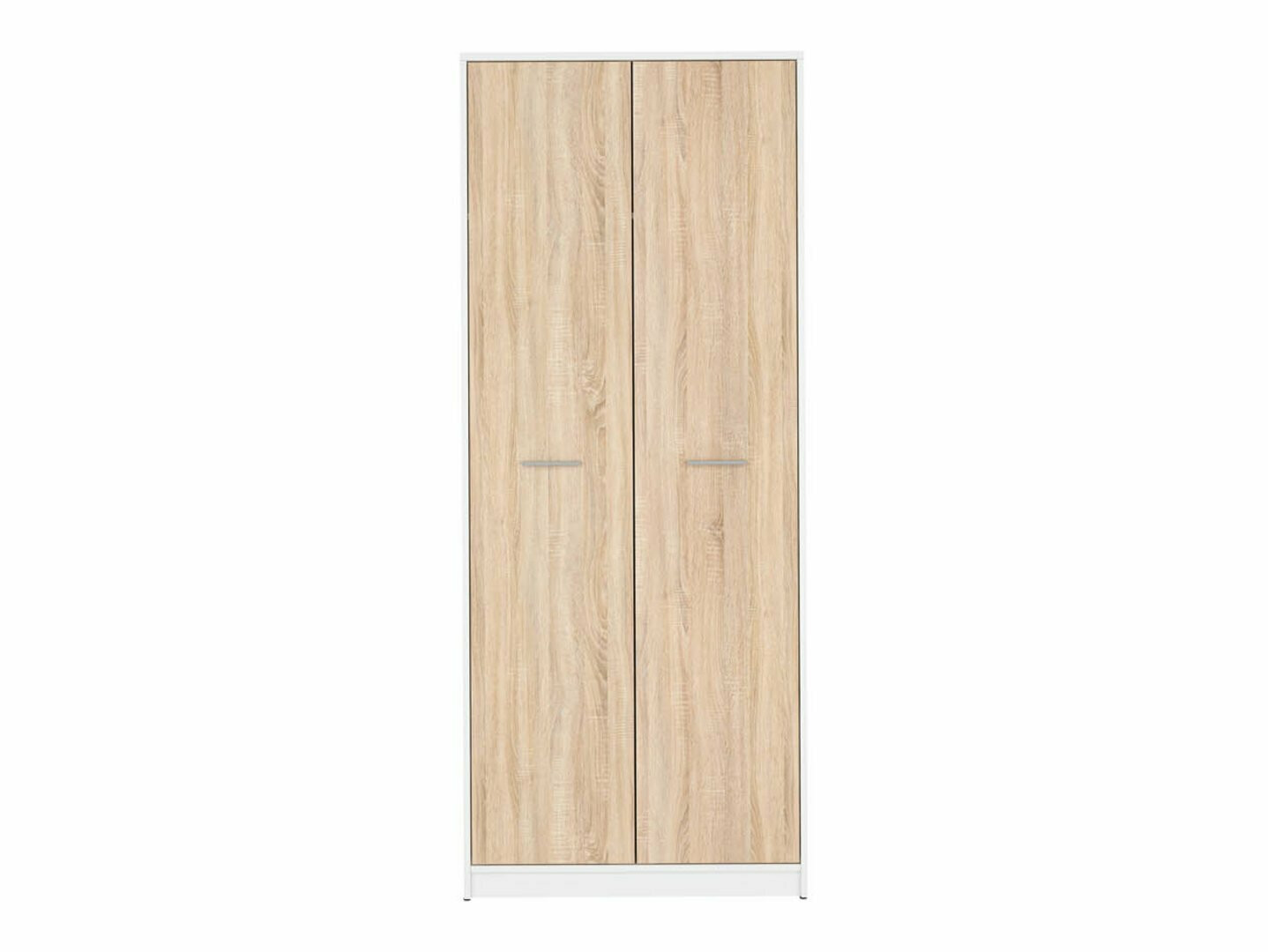 Fataskápur Novsore 120 (Hvítur + Sonoma-eik)