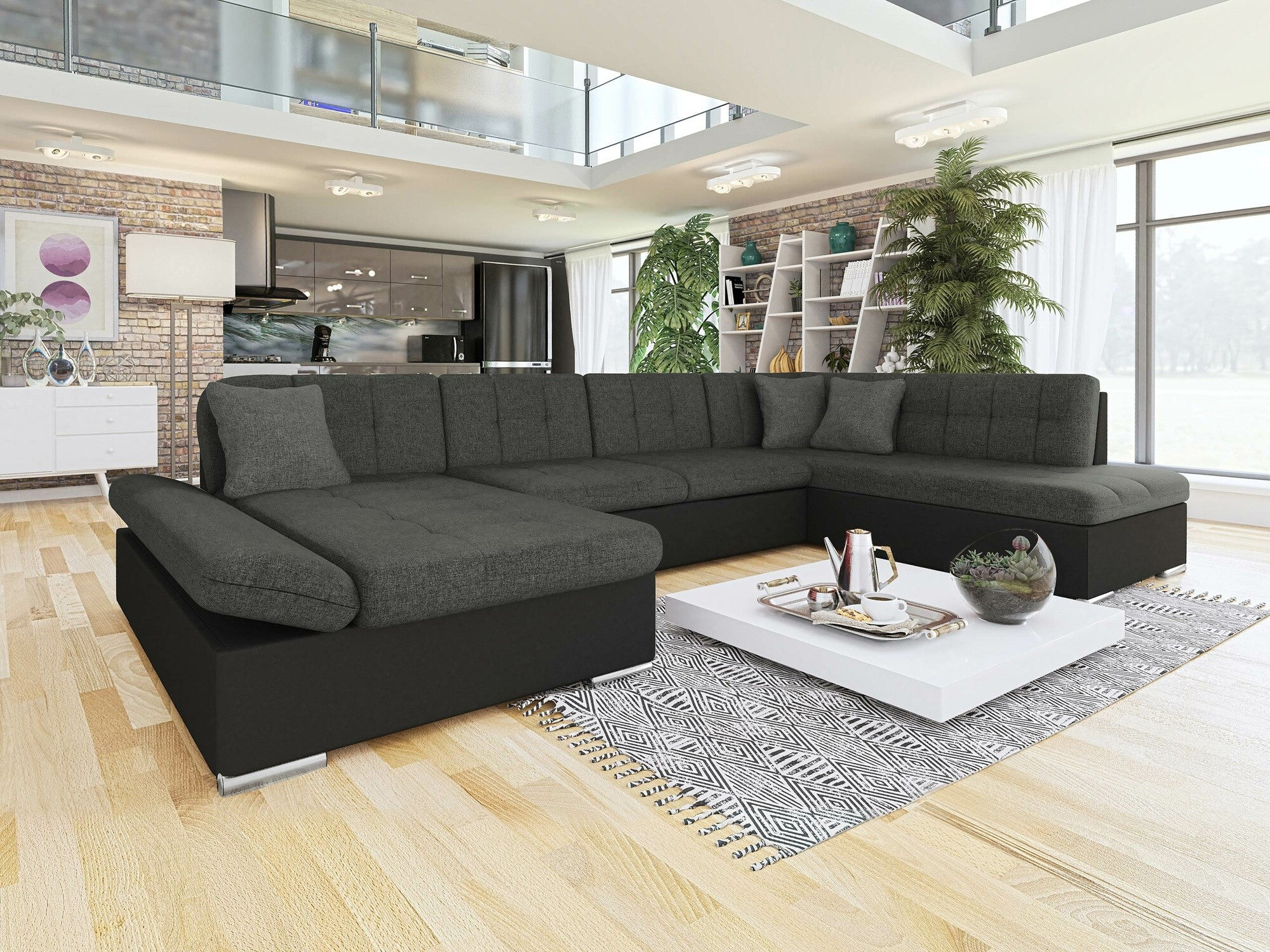 Horn­sófi Comfivo Tilia (Soft 011 + Lux 06 + Lux 05)