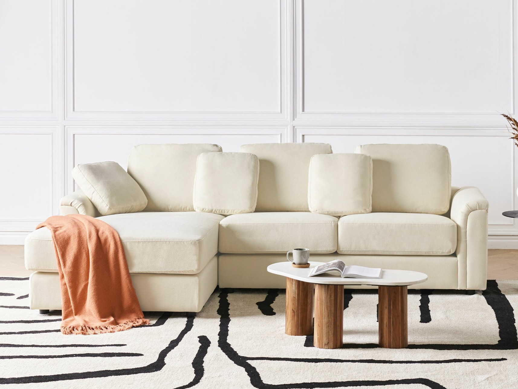 Horn­sófi Berwyn 2395 (Beige)