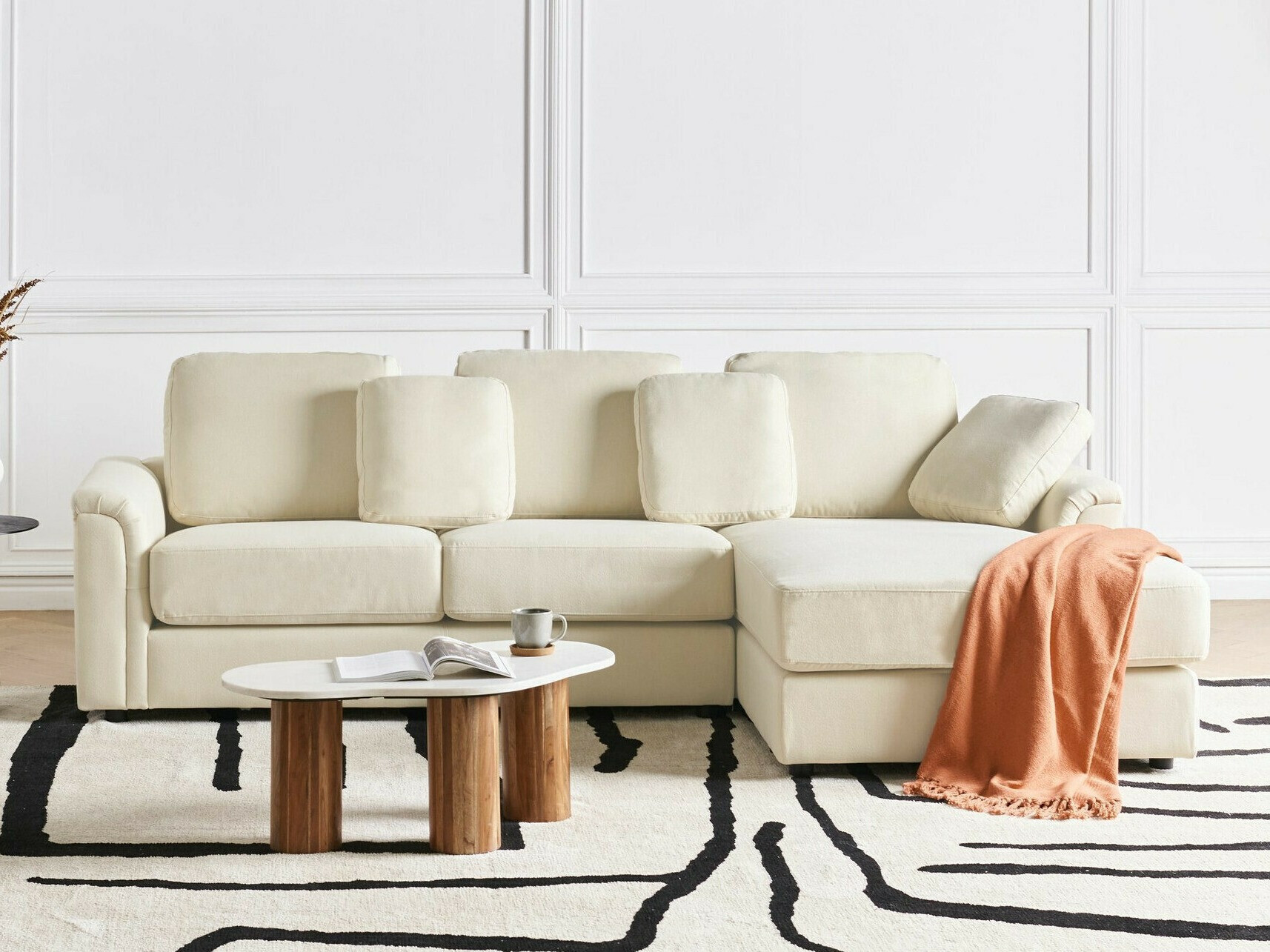 Horn­sófi Berwyn 2395 (Beige)