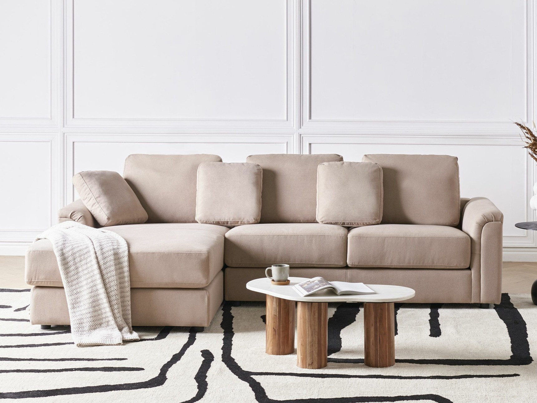Horn­sófi Berwyn 2395 (Taupe)