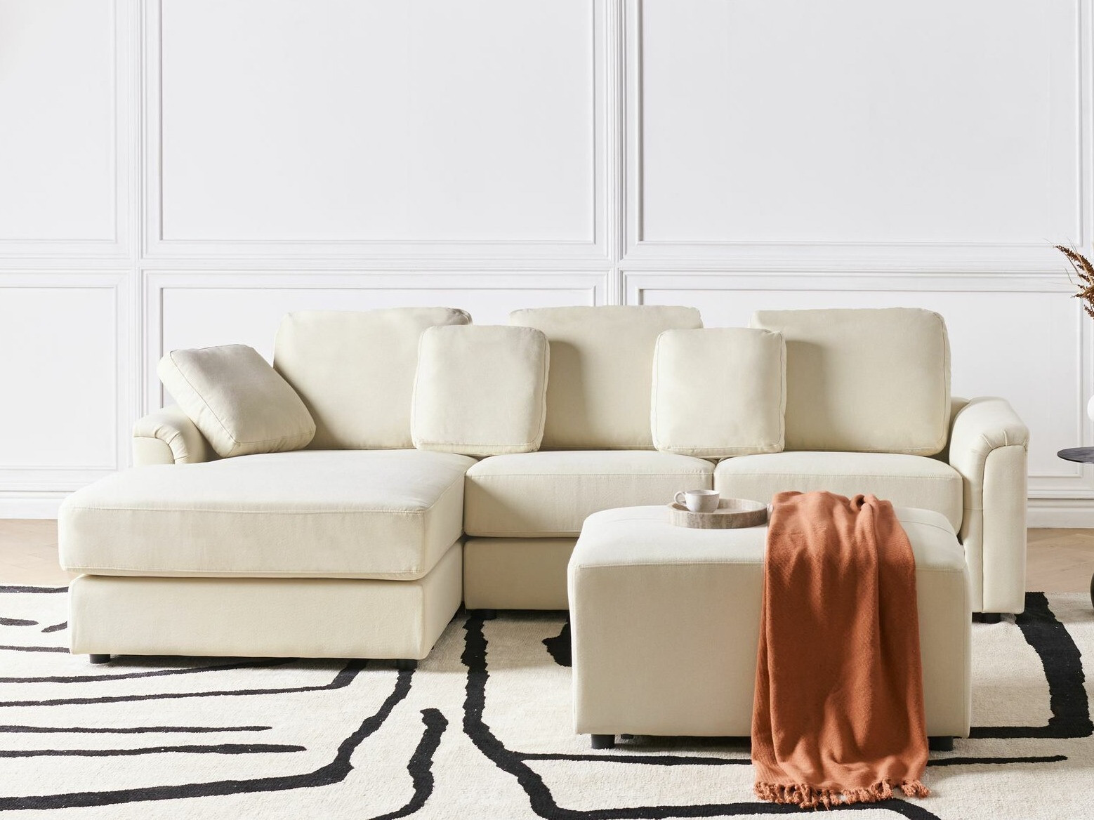Horn­sófi Berwyn 2395 (Beige)