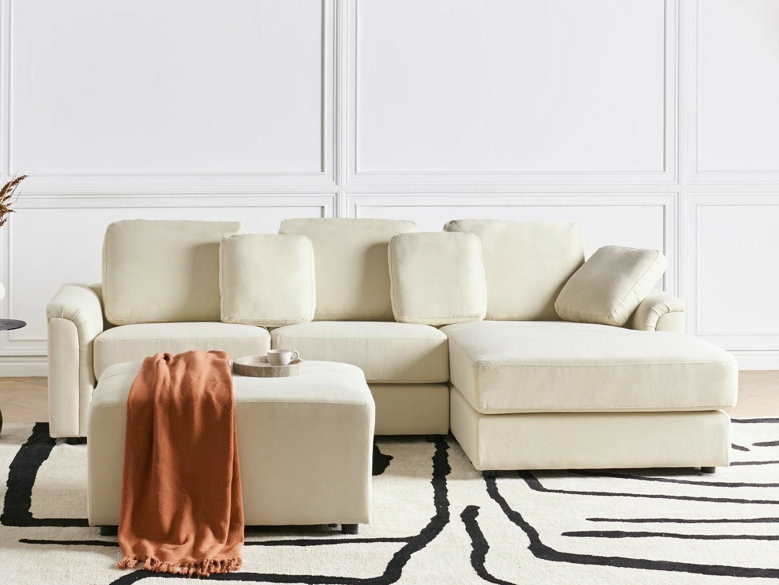 Horn­sófi Berwyn 2395 (Beige)
