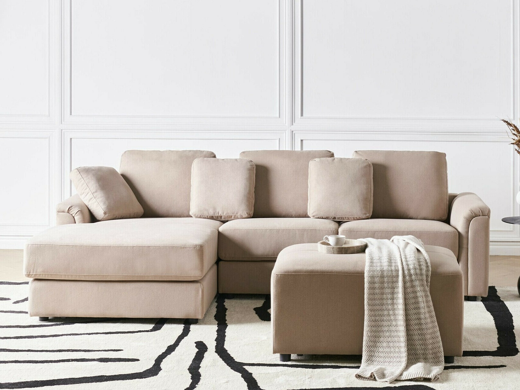 Horn­sófi Berwyn 2395 (Taupe)