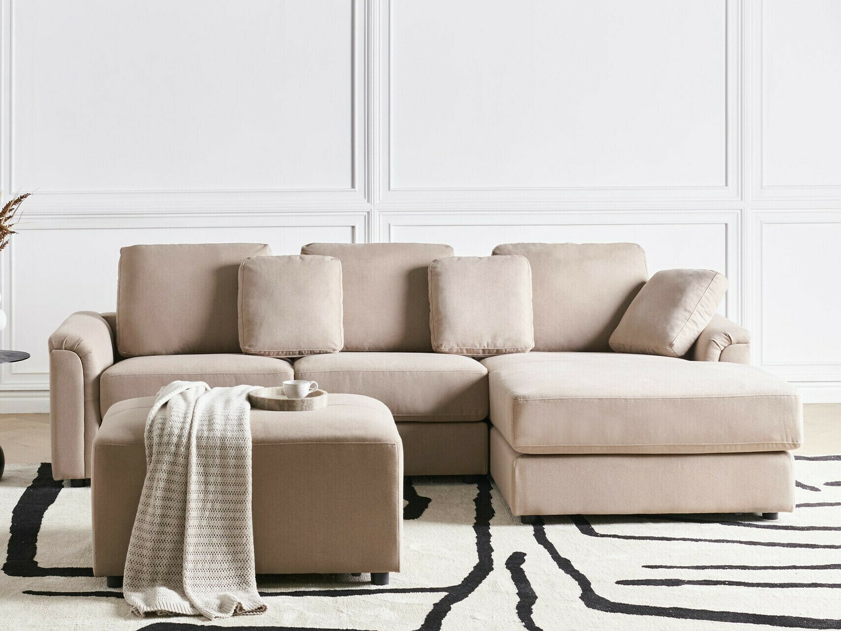 Horn­sófi Berwyn 2395 (Taupe)