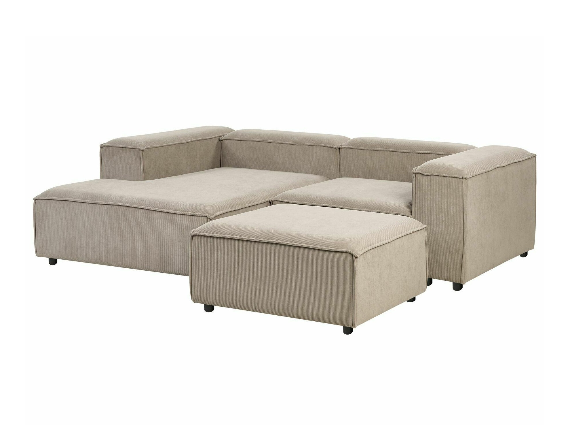 Bólstrað húsganasett Serophi 105 (Taupe)
