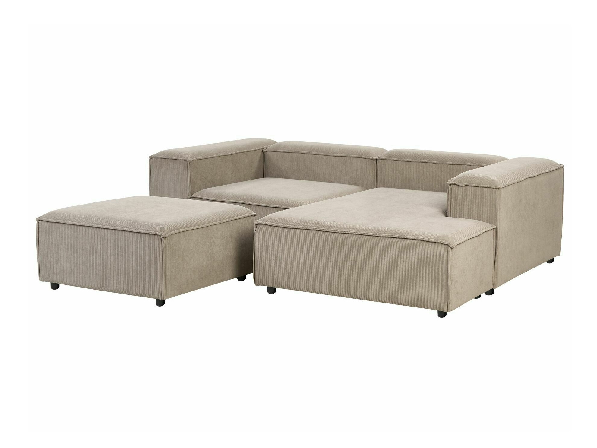 Bólstrað húsganasett Serophi 105 (Taupe)
