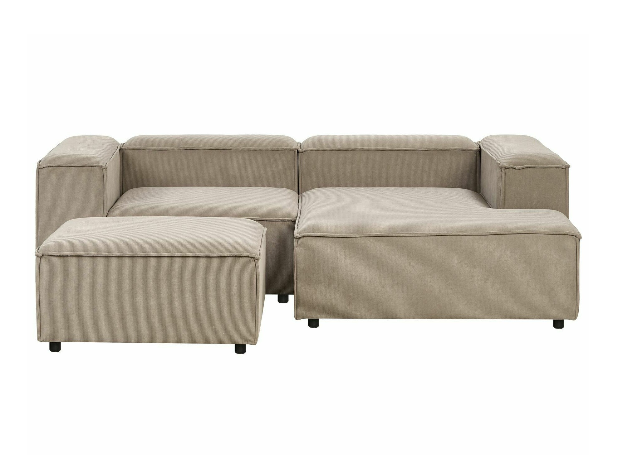 Bólstrað húsganasett Serophi 105 (Taupe)