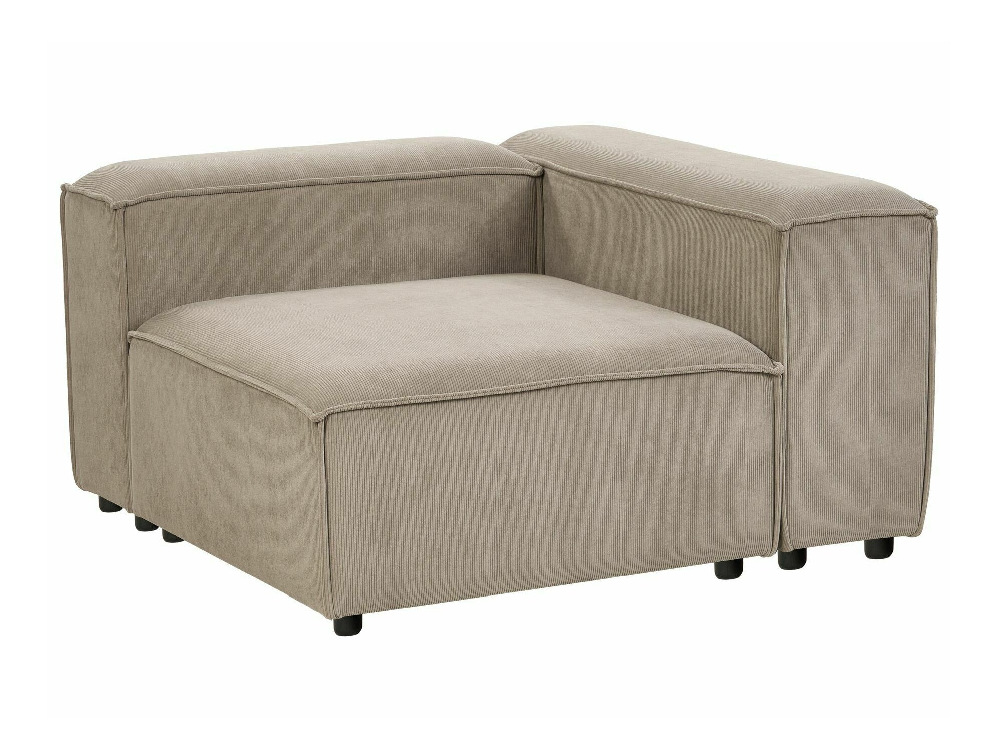 Einingahornsófi Serophi 106 (Taupe)
