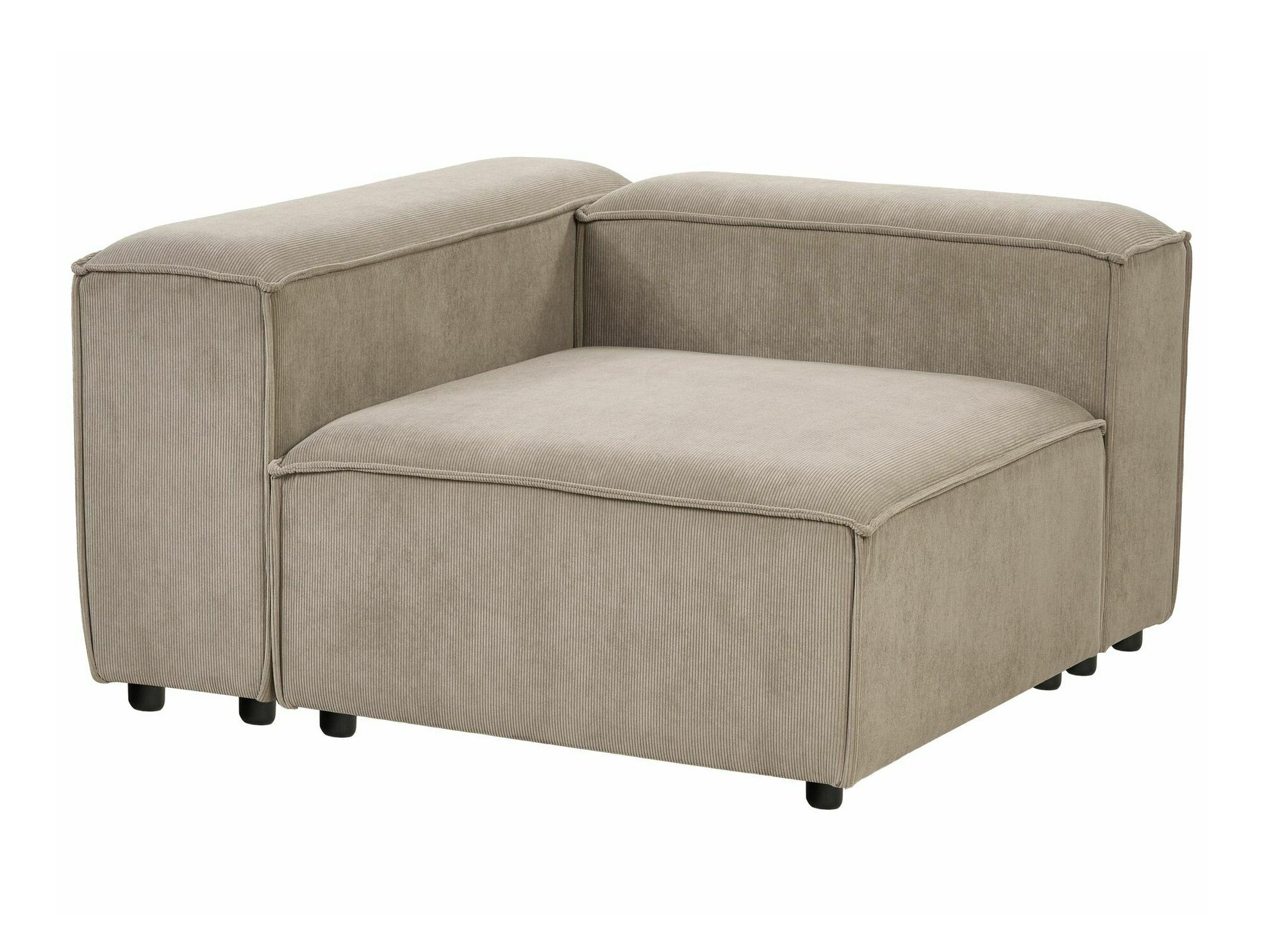 Einingahornsófi Serophi 106 (Taupe)