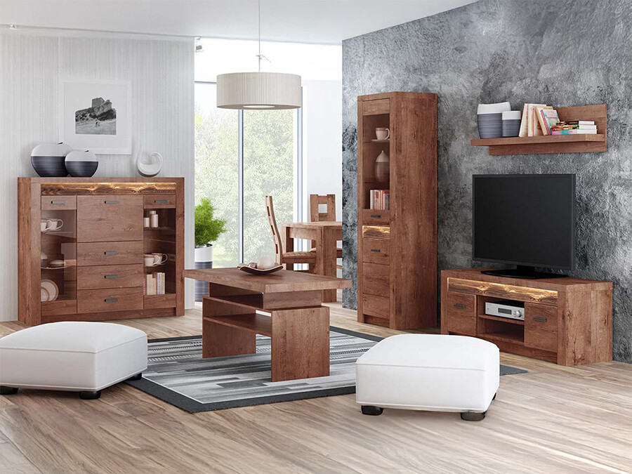 Stofusett Serfeno 122 (Ljós askur)