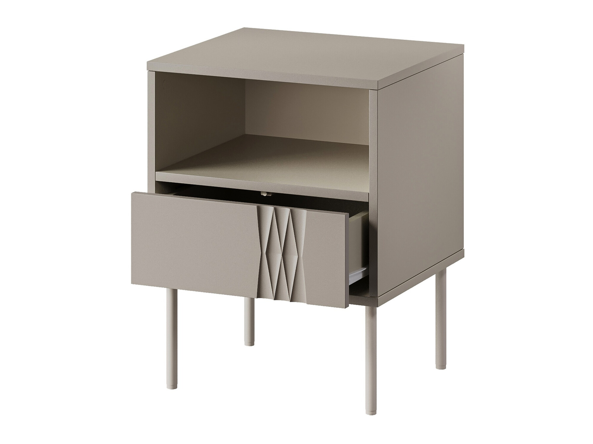 Sett af náttborðum Tolete 106 (Beige)