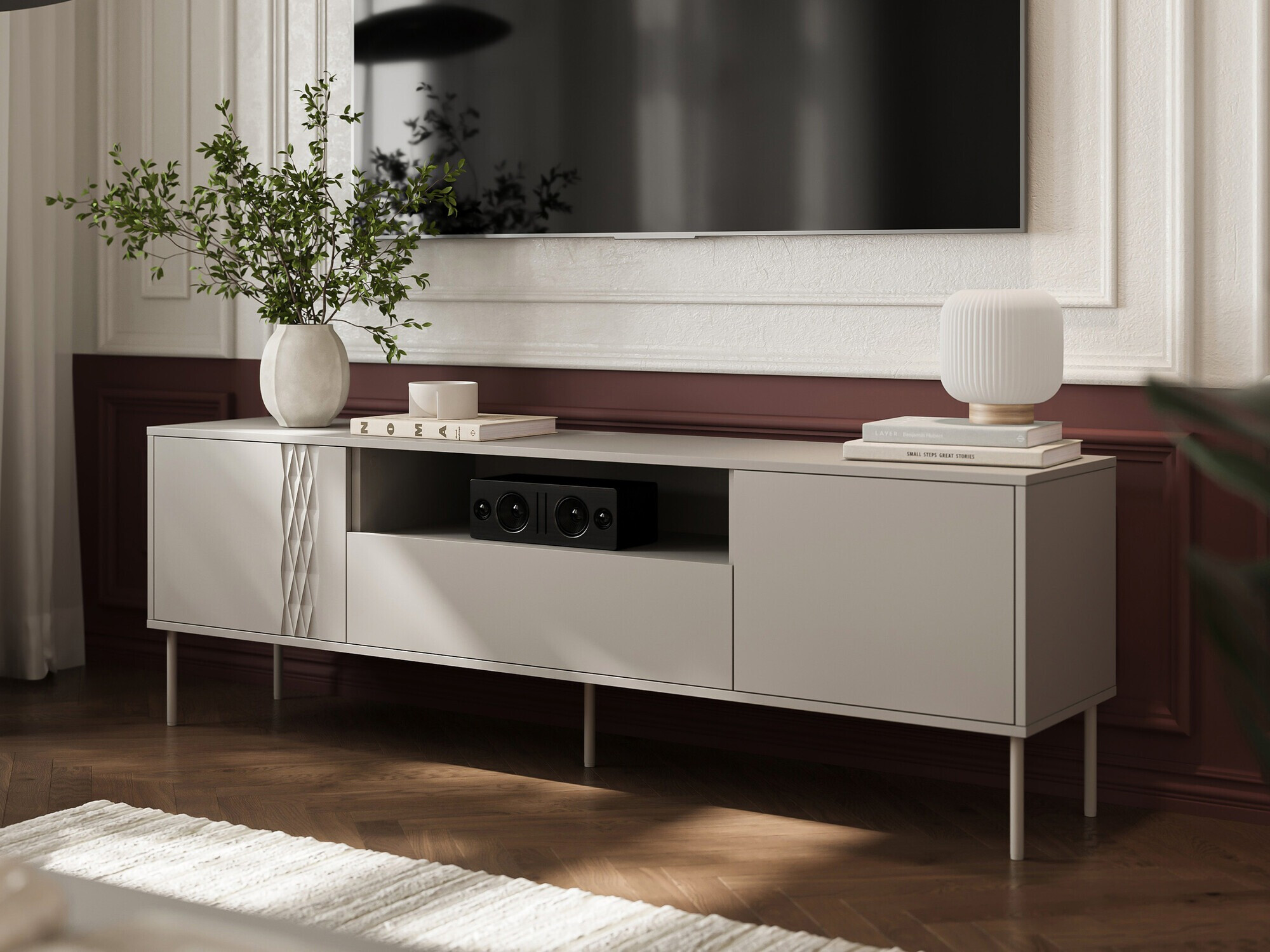Sjónvarpsskápur Tolete 105 (Beige)
