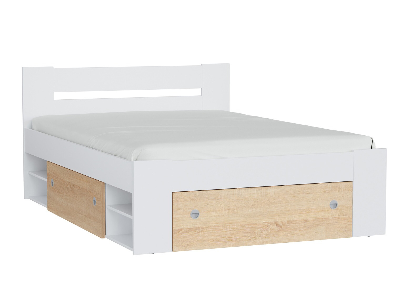 Rúm Novsore 128 (Hvítur)