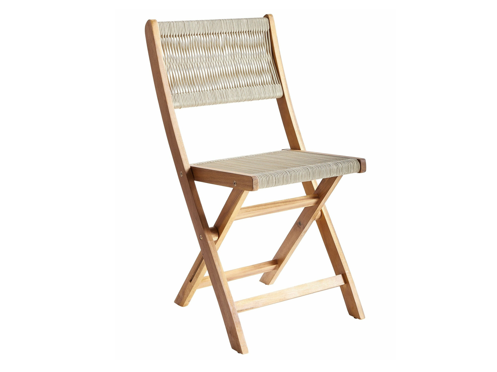 Húsgagnasett fyrir svalir Bensevu 102 (Akasía + Beige)