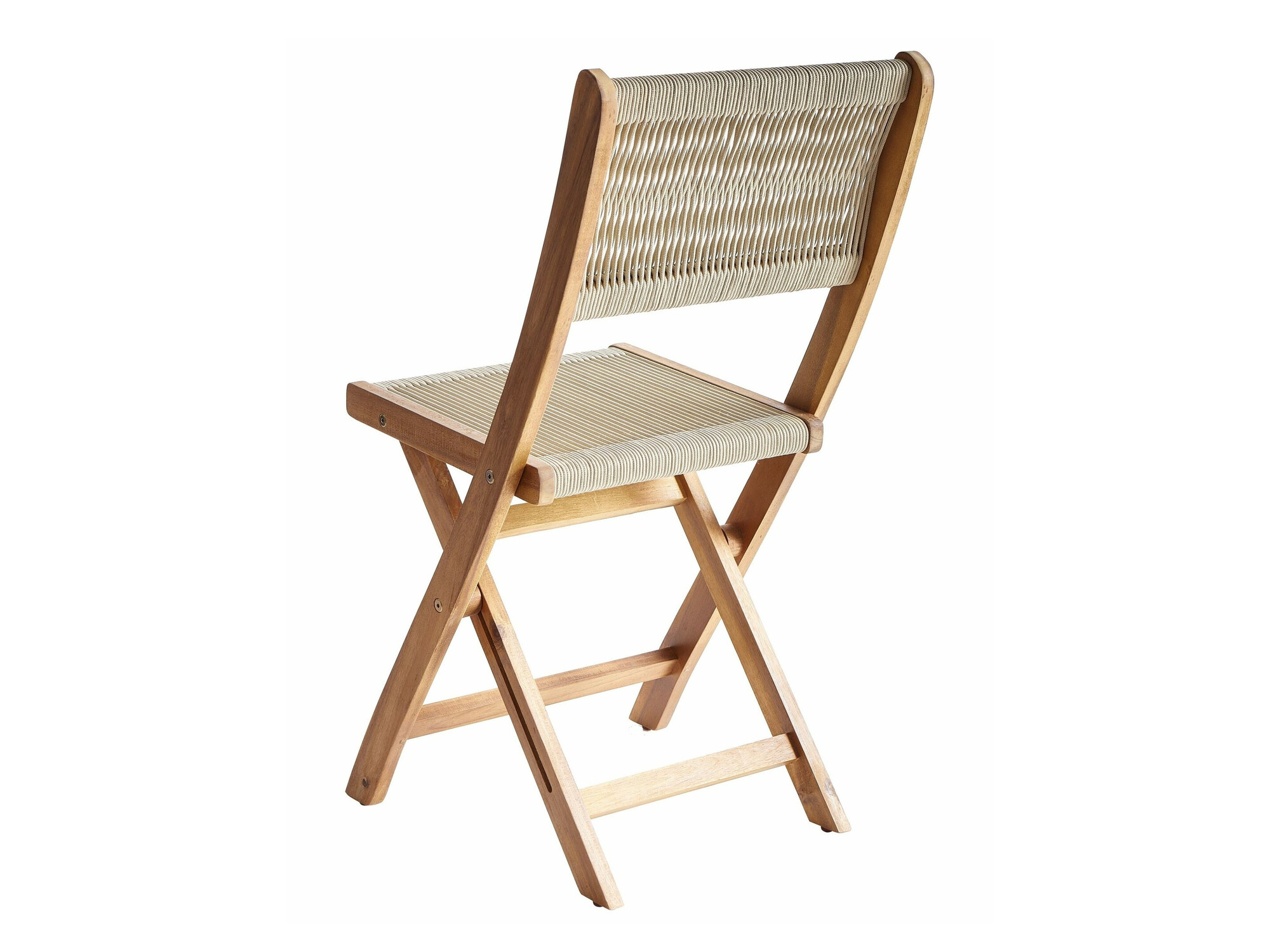 Húsgagnasett fyrir svalir Bensevu 102 (Akasía + Beige)