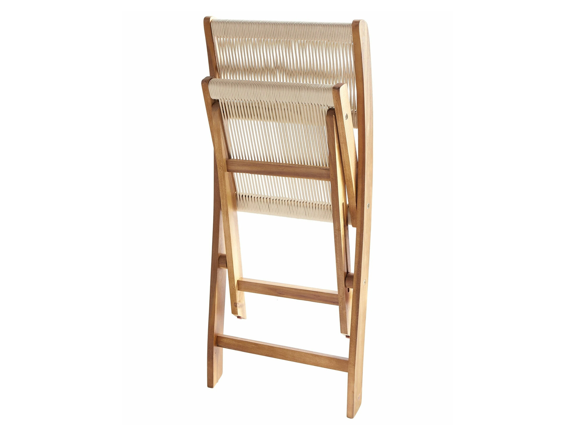 Húsgagnasett fyrir svalir Bensevu 102 (Akasía + Beige)