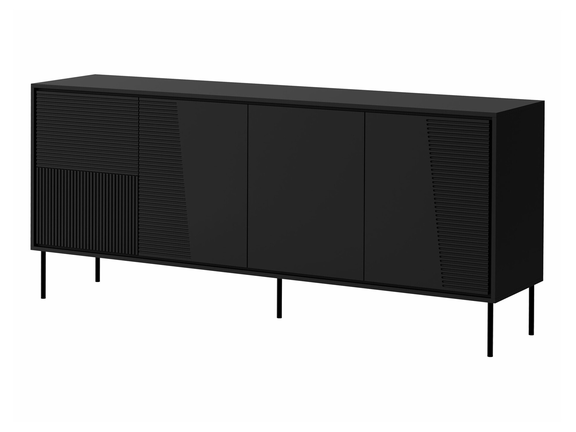 Skenkur Charlotte 208 (Svartur)
