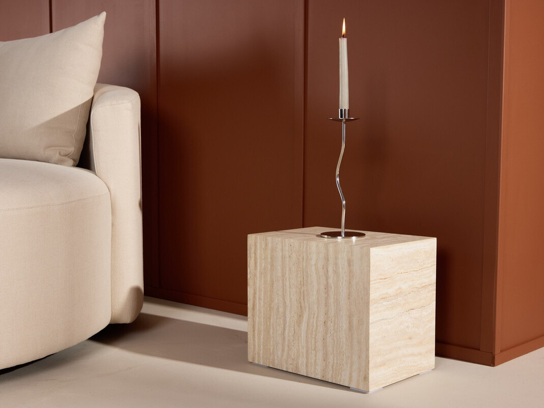 Hliðarborð Dallas 5005 (Ljóst Travertine)